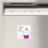 Cupcake Magnets d'anniversaire (In Situ (Lave-vaisselle))