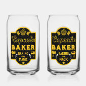 Cupcake Master Baker Blikvorm Glas (Achterkant)