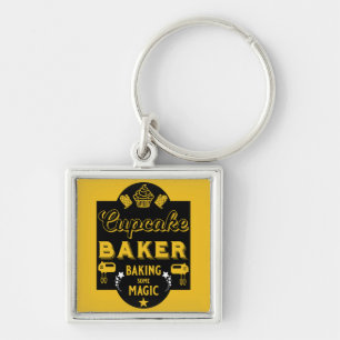 Cupcake Master Baker Sleutelhanger