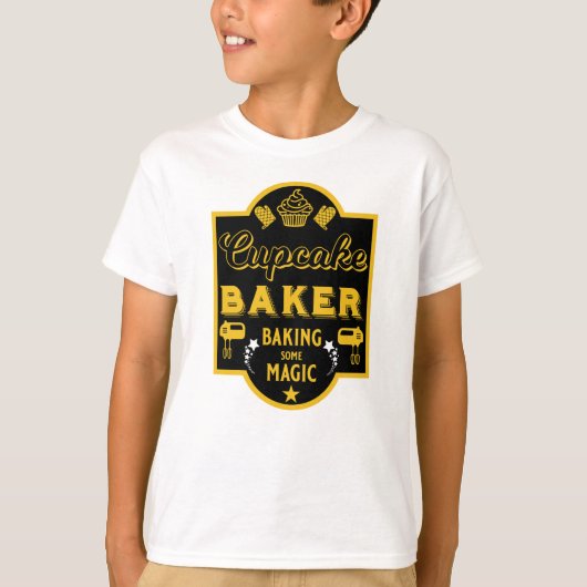 Cupcake Master Baker T-shirt (Voorkant)