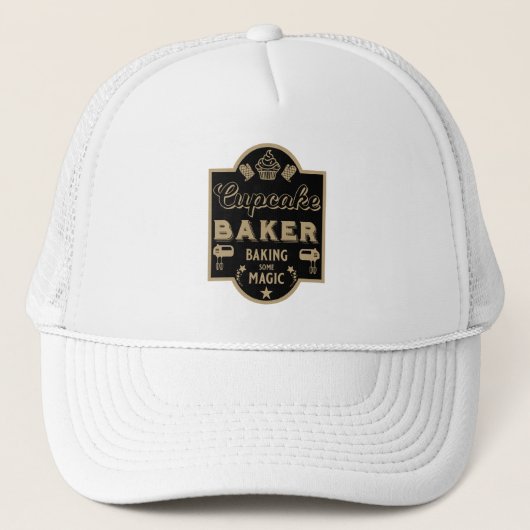 Cupcake Master Baker Trucker Pet (Voorkant)