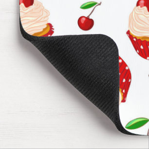 Cupcake met Cherries Pattern Muismat