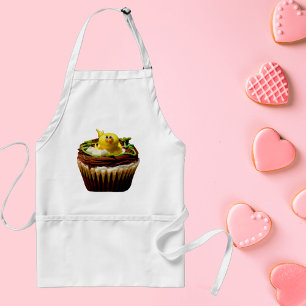 Cupcake met Duck Decoration Standaard Schort