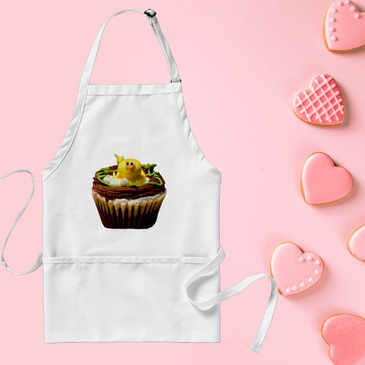 Cupcake met Duck Decoration Standaard Schort