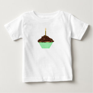 Cupcake met één kaars Shirt