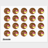 Cupcake mignon Avec Stickers Boulangerie Cerise (Feuille)