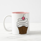 Cupcake-Mok Tweekleurige Koffiemok (Links)