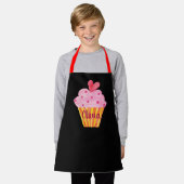 Cupcake NAME cuire aquarelle personnalisée tablier (Porté)