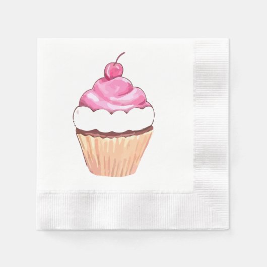 Cupcake Napkins Servetten (Voorkant)