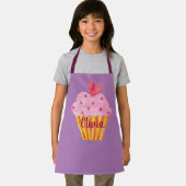 Cupcake NOM tablier de cuisson couleur violet (Insitu)