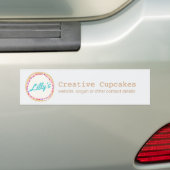 Cupcake of koekjesdecorateur bumpersticker (Op auto)