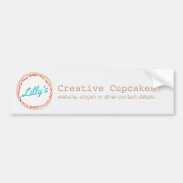 Cupcake of koekjesdecorateur bumpersticker