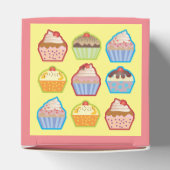 Cupcake-ontwerp Bedankdoosjes (Bovenkant)
