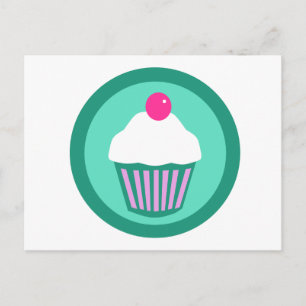 Cupcake-ontwerp Briefkaart