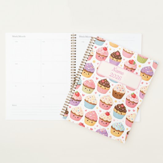 Cupcake Parade Customizable Planner (Display)