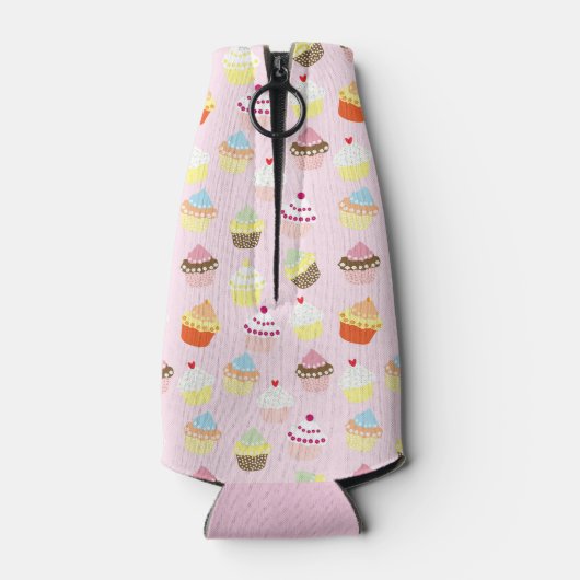 Cupcake Party Cozy Flesjeskoeler (Achterkant)