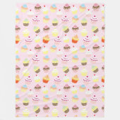 Cupcake Party Fleece Blanket (Voorkant)