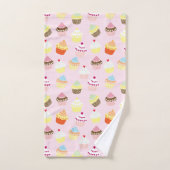 Cupcake Party-handdoekset Bad Handdoek (Handdoek)