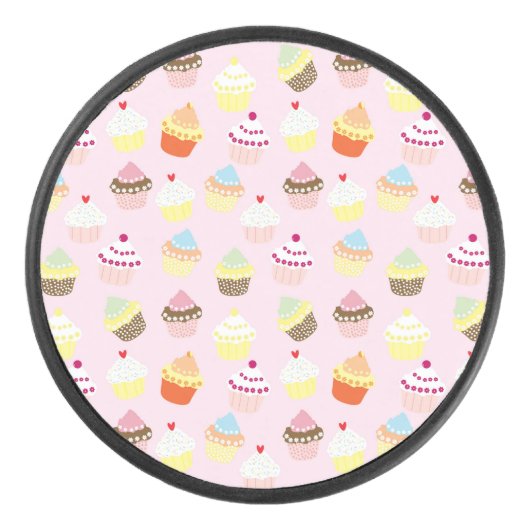 Cupcake Party Hockey Puck (Voorkant)