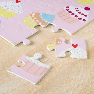 Cupcake Party Jigzaag Puzzle Legpuzzel