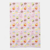 Cupcake Party Kitchen Towel Theedoek (Verticaal)