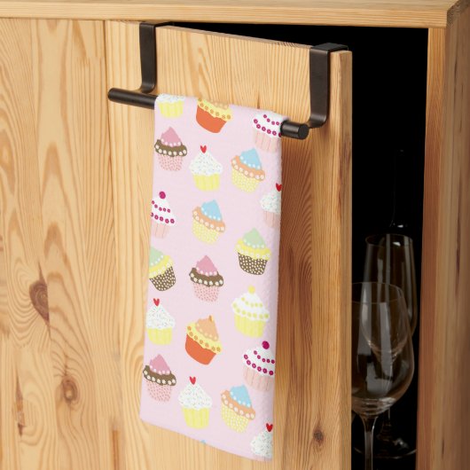 Cupcake Party Kitchen Towel Theedoek (Derde Gevouwen)