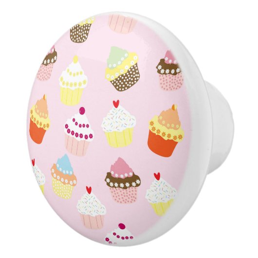 Cupcake Party Knob Keramische Knop (Rechts)