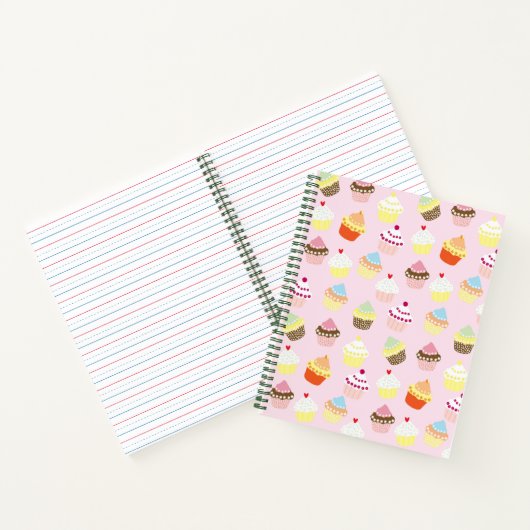 Cupcake Party Notitieboek (Binnen)