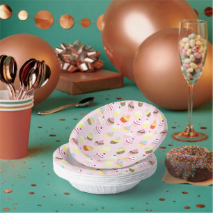 Cupcake Party Paper Bowls Papieren Kommen