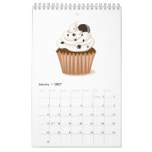 Cupcake Pastry Calendar Kalender (Jan 2027)