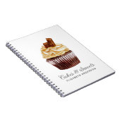 Cupcake Pastry Chef Bakery Notitieboek (Rechterzijde)