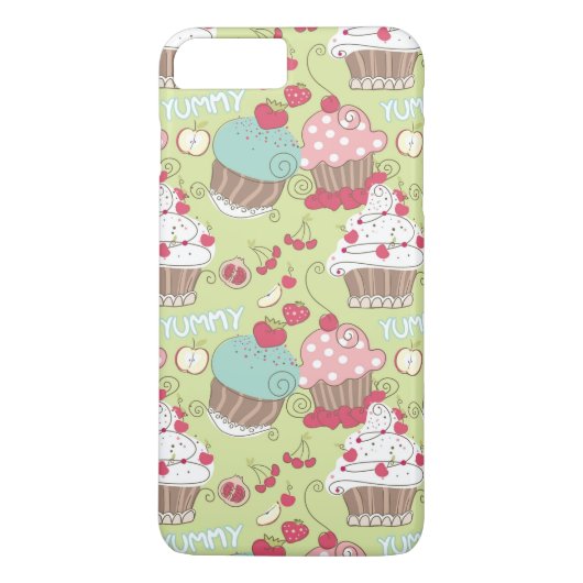 Cupcake-patroon Case-Mate iPhone Case (Achterkant)