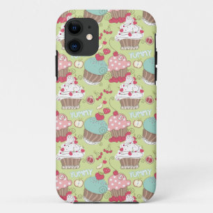 Cupcake-patroon iPhone 11 Hoesje