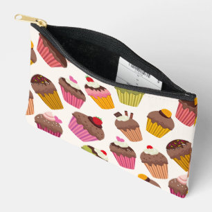 Cupcake Patroon, Muffin Patroon, Chocolade, Harten Etui