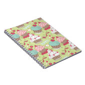 Cupcake-patroon Notitieboek (Rechterzijde)