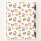 Cupcake-patroon Notitieboek (Achterkant)