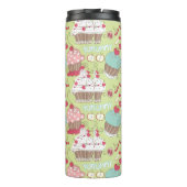 Cupcake-patroon Thermosbeker (Achterkant)