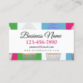 Cupcake-patroon Visitekaartje (Achterkant)