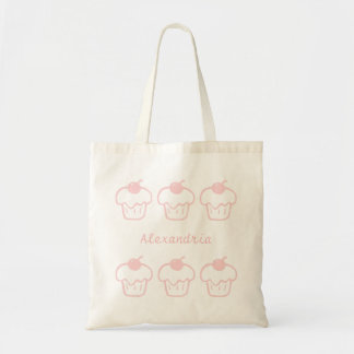Cupcake Pattern Canvas tas