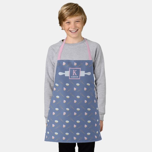Cupcake Pattern Monogram Schort (Gedragen)