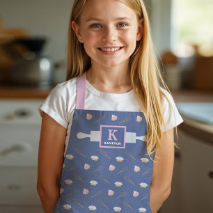 Cupcake Pattern Monogram Schort