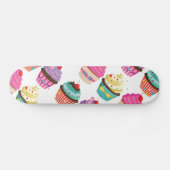 Cupcake Pattern Skateboard (Horizontaal)