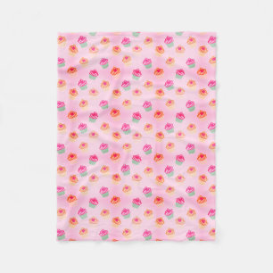 Cupcake Picnic Fleece Deken