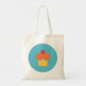 Cupcake-pictogram Tote Bag (Voorkant)