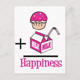 Cupcake Plus Melk Geluk Briefkaart