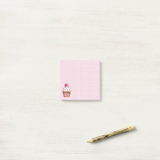 Cupcake Post-it® Notes (Op bureau)