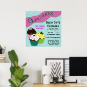CUPCAKE POSTER - GROTE ADVERTISING - PERSONALIZE (Thuiskantoor)