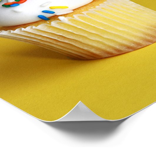 Cupcake-Poster Poster (Hoek)