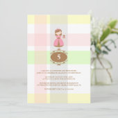 Cupcake Princess Birthday Party Kaart (Staand voorkant)