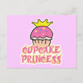 Cupcake Princess Briefkaart (Voorkant)